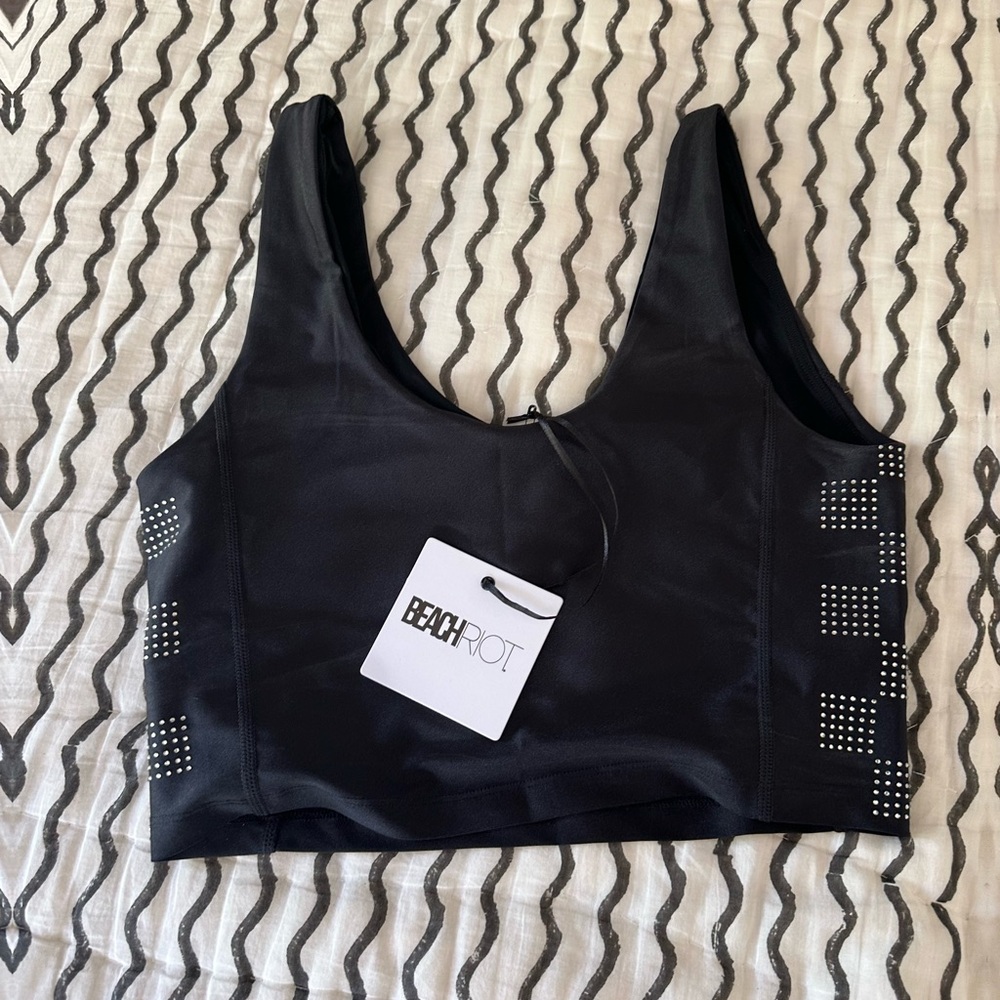 Beach Riot
Tessa Top - Black Rhinestone Check - Picture 6 of 6